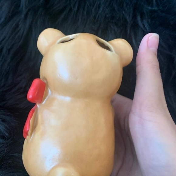 Japan brown Teddy Bear toothbrush Holder - Picture 4 of 6